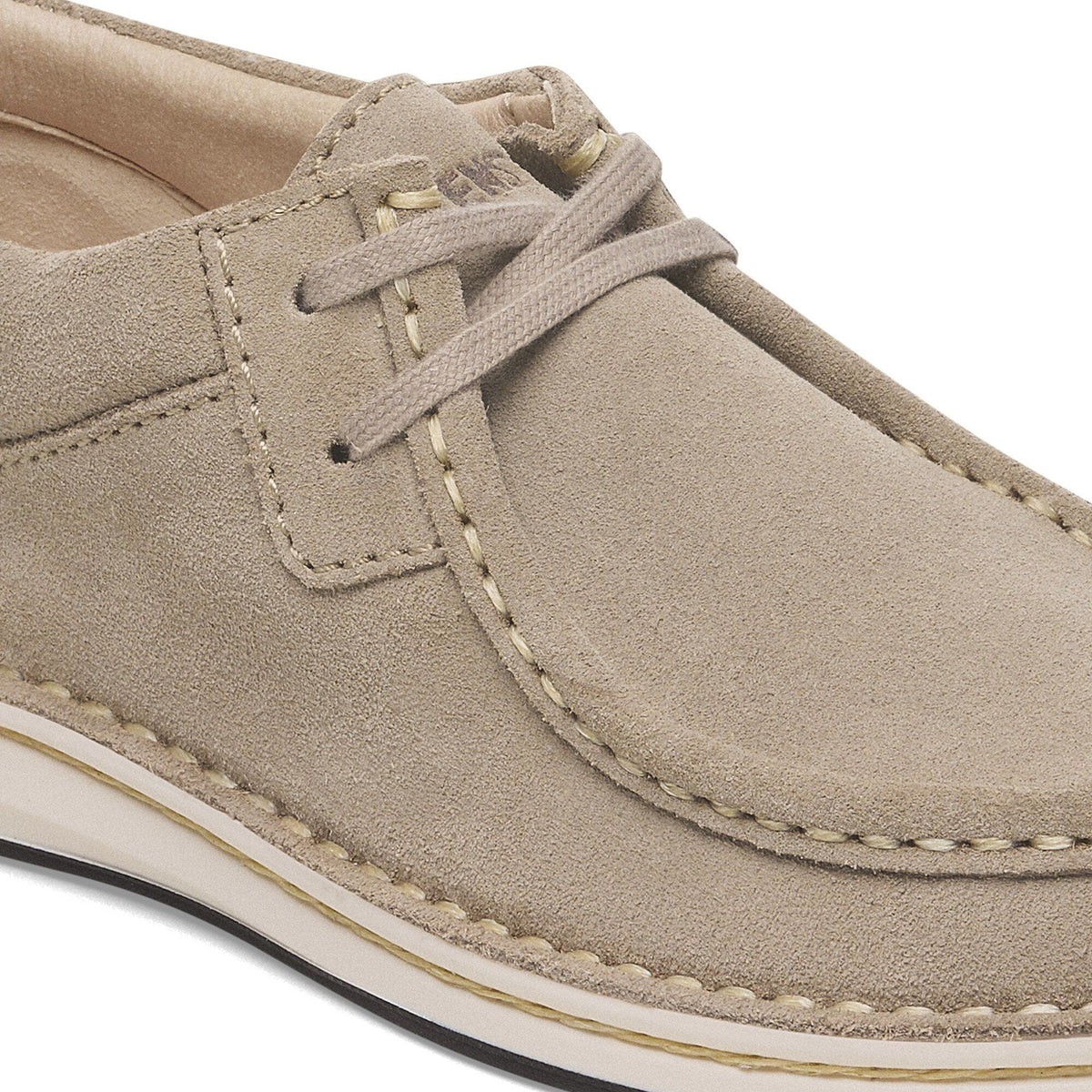 Pasadena Suede Leather in Color Taupe | Birkenstock