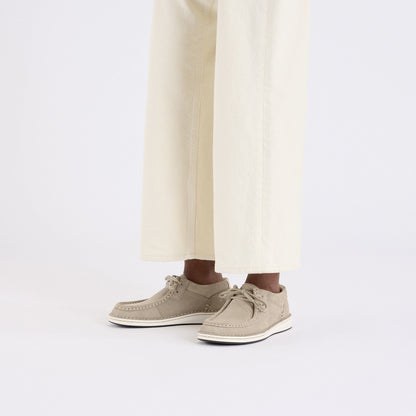 Pasadena Suede Leather in Color Taupe | Birkenstock