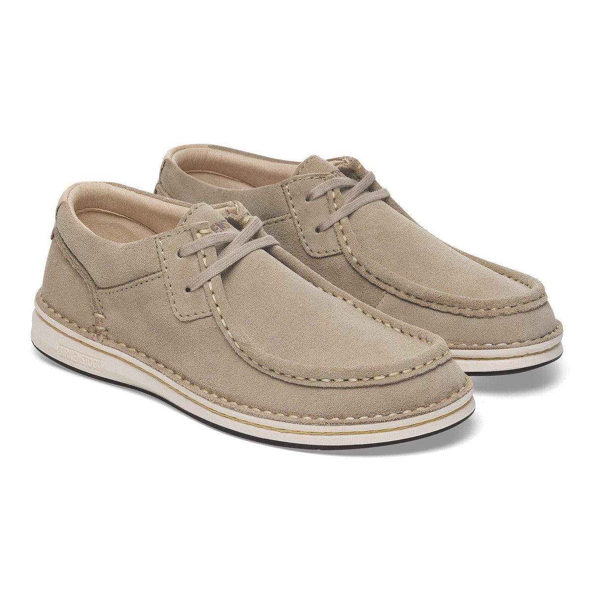 Pasadena Suede Leather in Color Taupe | Birkenstock