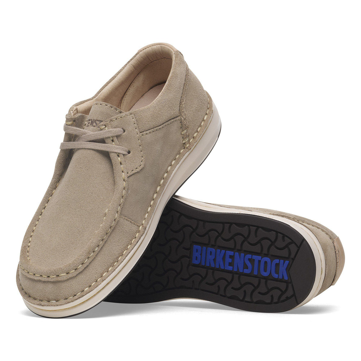 Pasadena Suede Leather in Color Taupe | Birkenstock