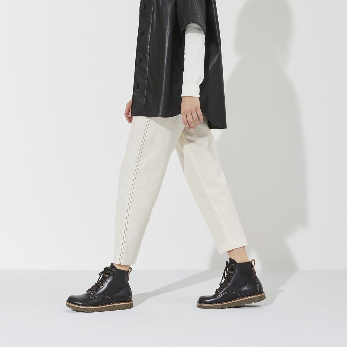 Birmingham Lace Women Oiled Leather in Color Black | Birkenstock