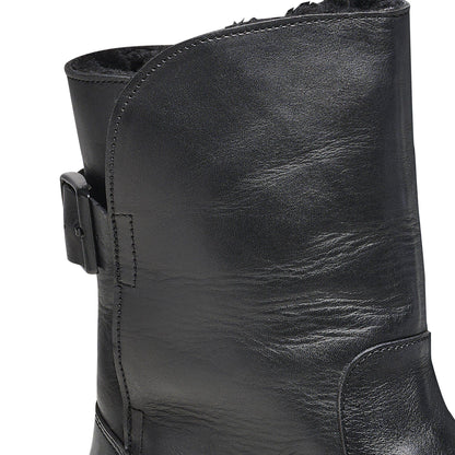 Uppsala Shearling Leather in Color Black | Birkenstock