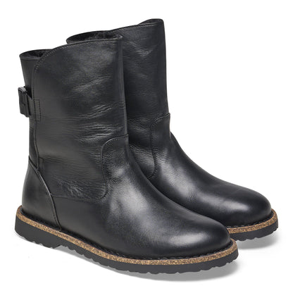 Uppsala Shearling Leather in Color Black | Birkenstock