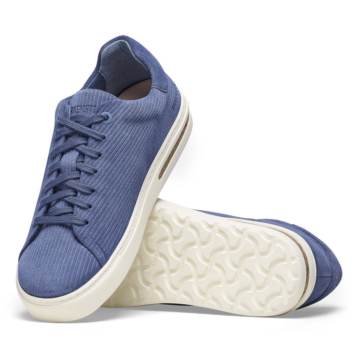 Bend Low Suede Embossed in Color Corduroy Indigo | Birkenstock
