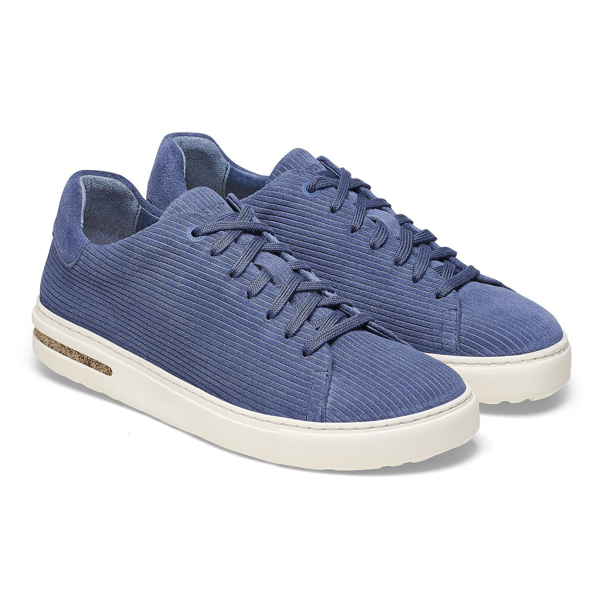Bend Low Suede Embossed in Color Corduroy Indigo | Birkenstock