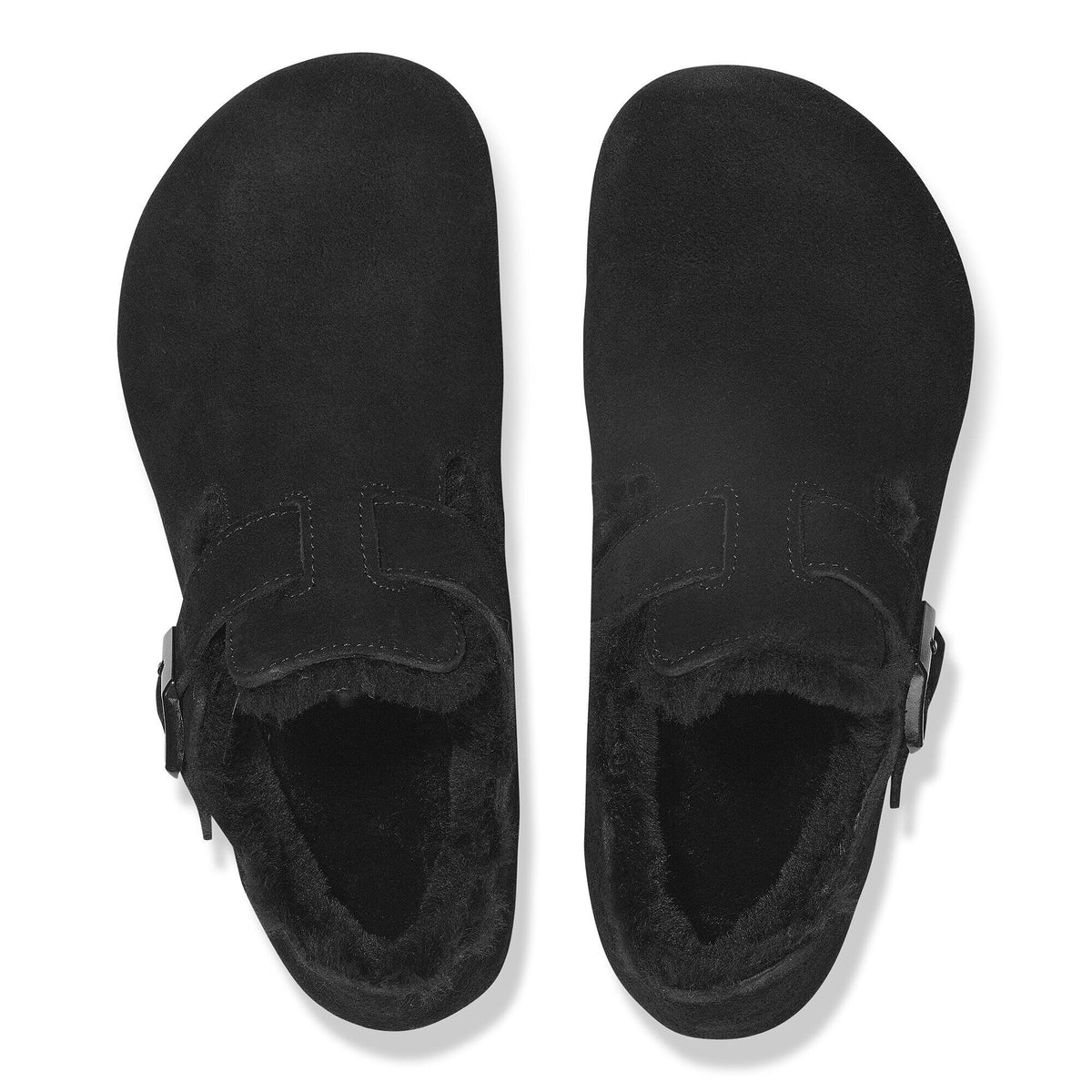 London Shearling Suede Leather in Color Black | Birkenstock