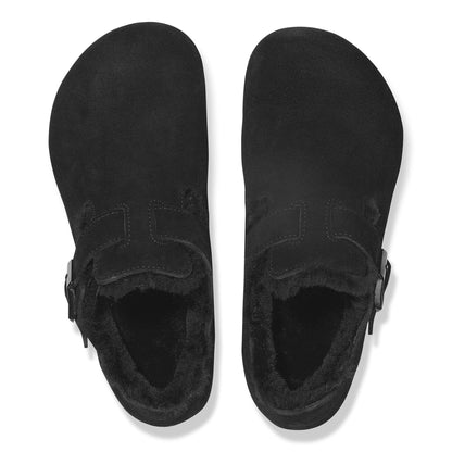 London Shearling Suede Leather in Color Black | Birkenstock