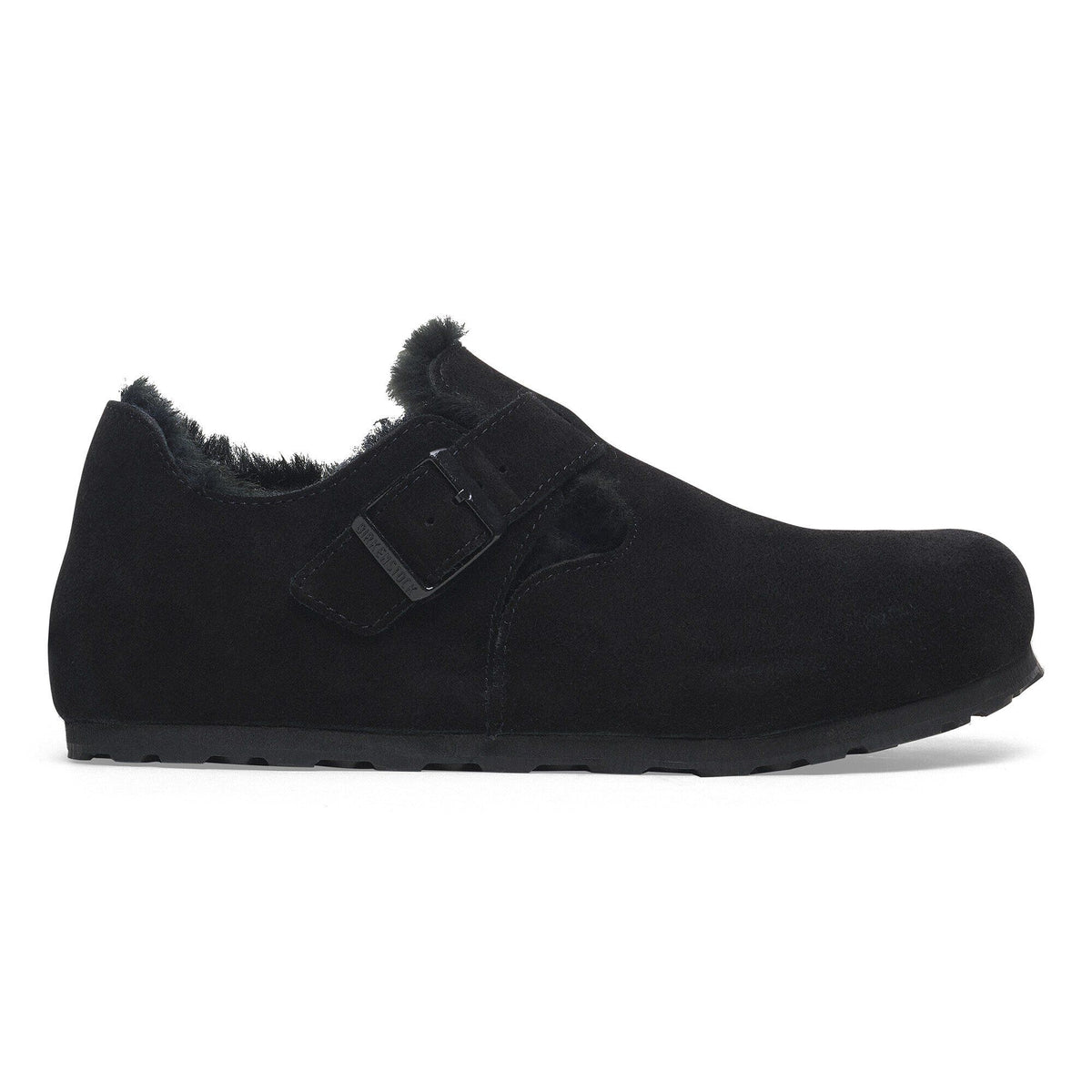 London Shearling Suede Leather in Color Black | Birkenstock