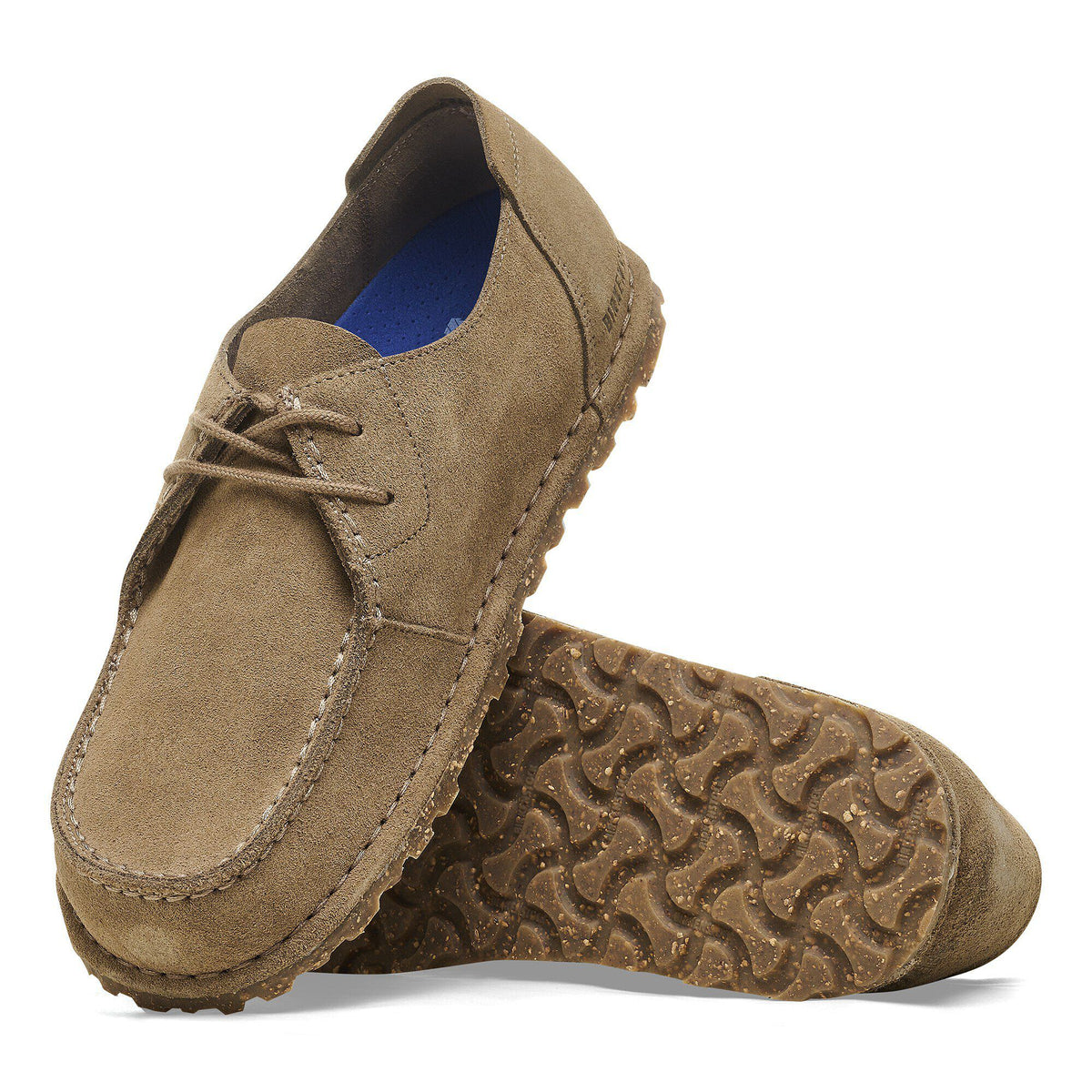 Utti Lace Suede Leather in Color Gray Taupe | Birkenstock