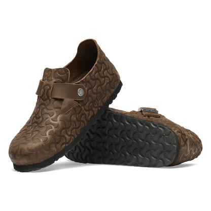 London Embossed Leather in Color Carafe | Birkenstock