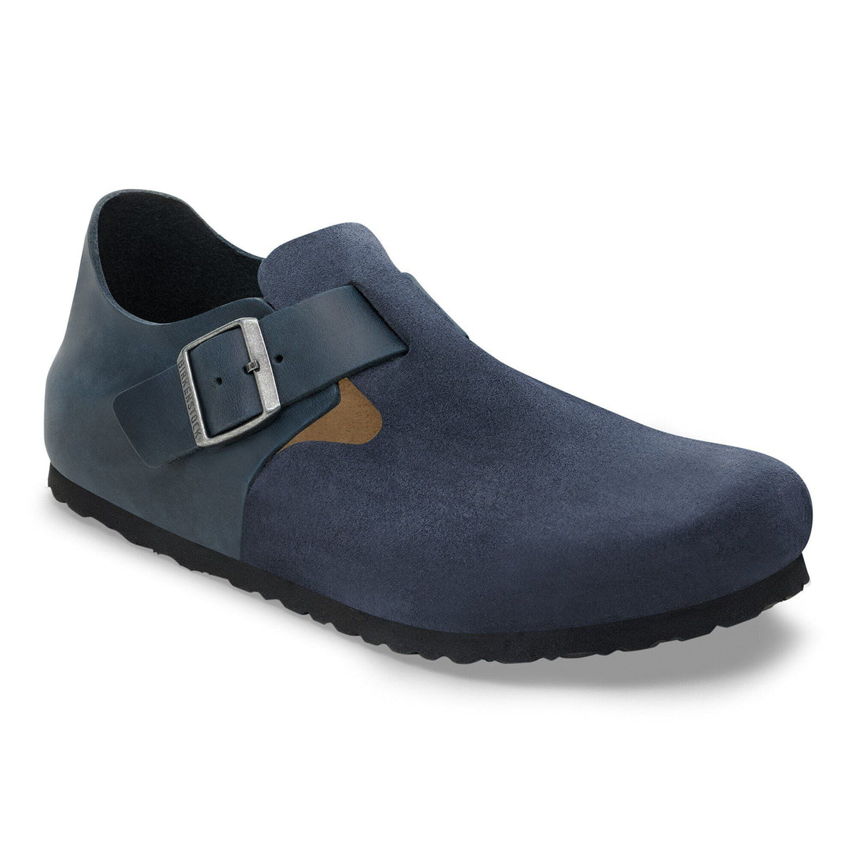 London Mixed Leather in Color New Navy | Birkenstock