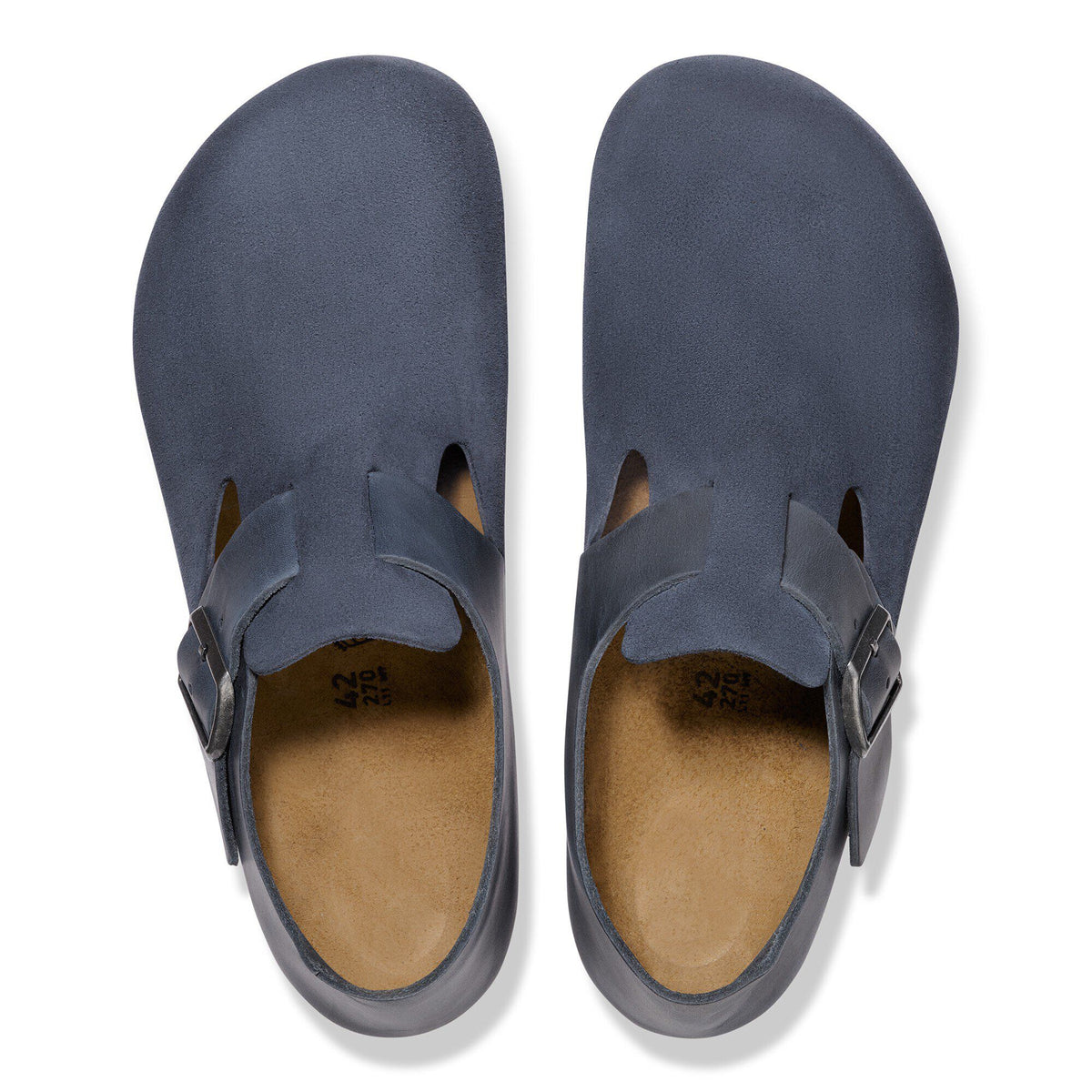 London Mixed Leather in Color New Navy | Birkenstock