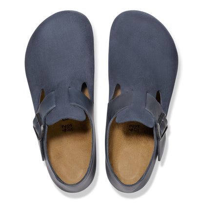 London Mixed Leather in Color New Navy | Birkenstock