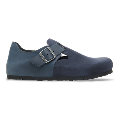 London Mixed Leather in Color New Navy | Birkenstock