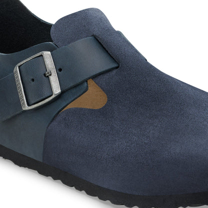 London Mixed Leather in Color New Navy | Birkenstock