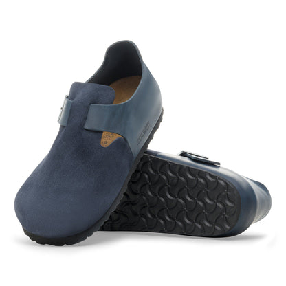 London Mixed Leather in Color New Navy | Birkenstock