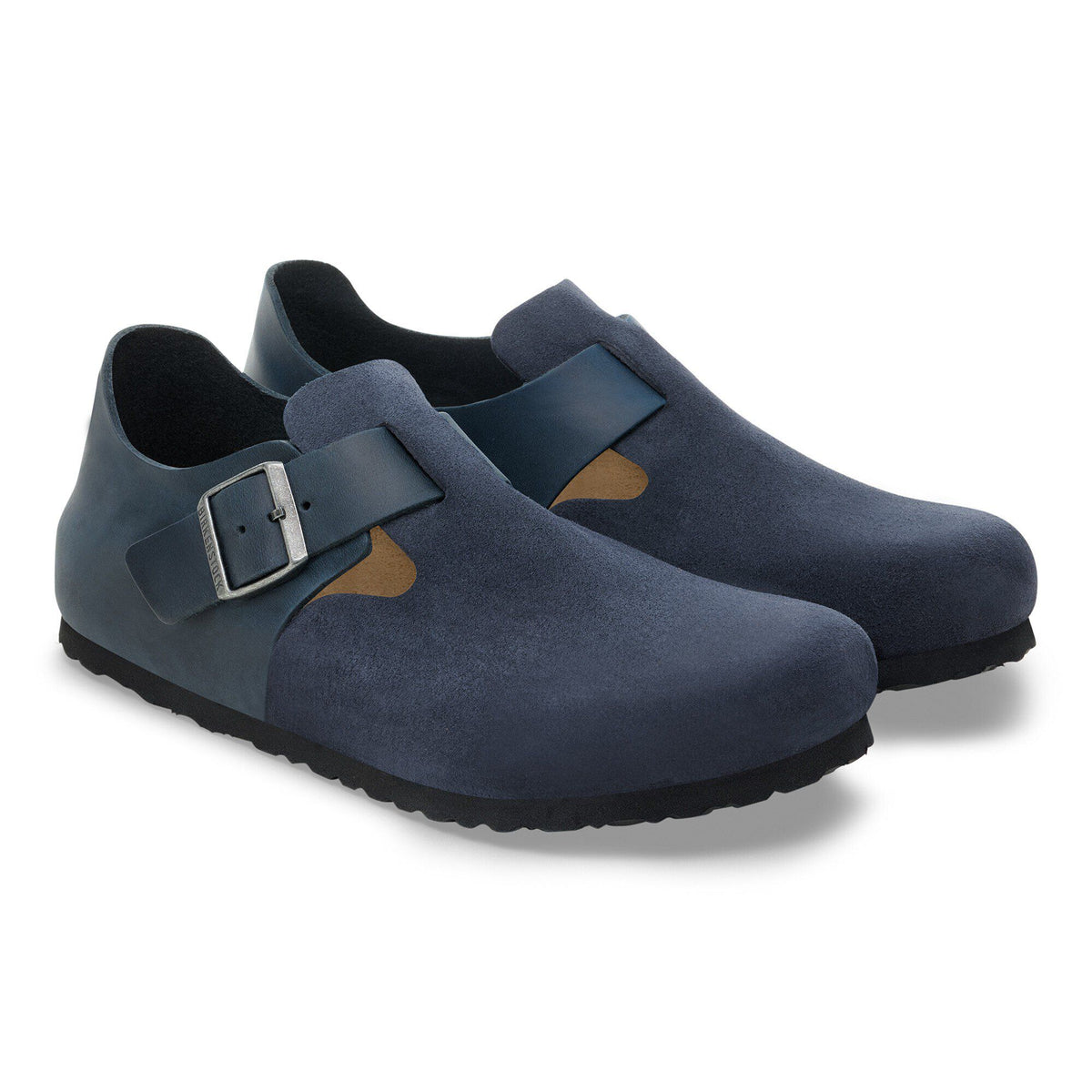 London Mixed Leather in Color New Navy | Birkenstock