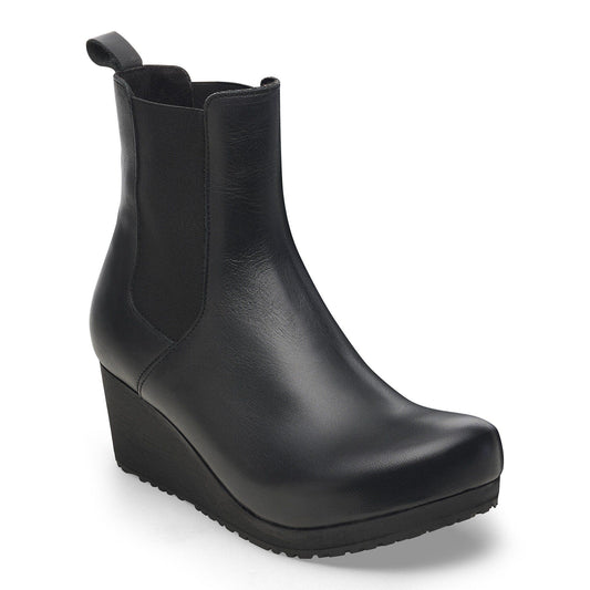 Ebba Slip On Leather in Color Black/Black | Birkenstock
