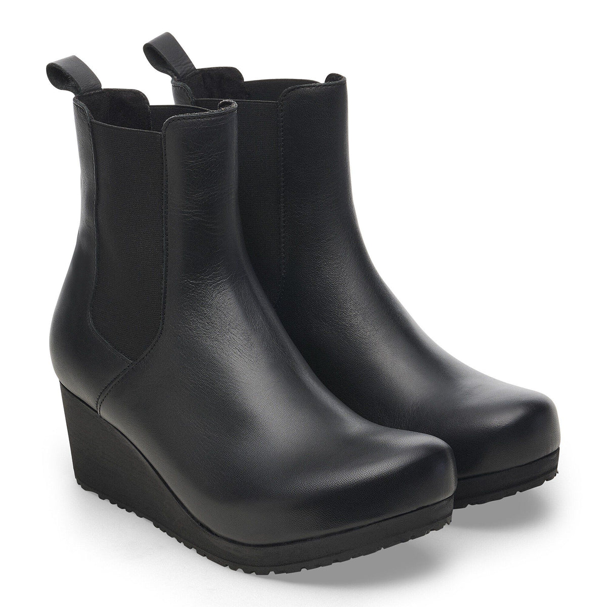 Ebba Slip On Leather in Color Black/Black | Birkenstock