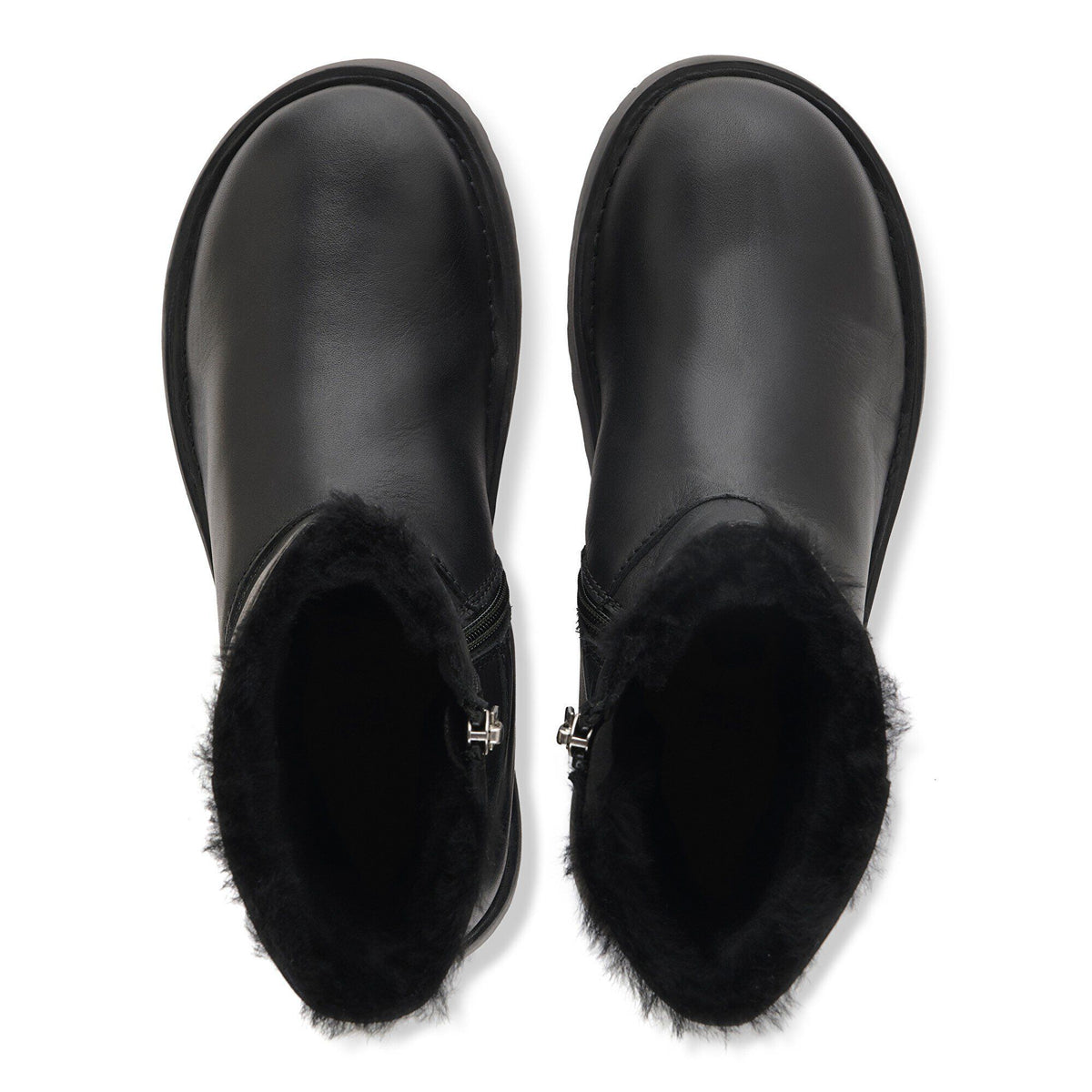 Uppsala Zip Shearling Leather in Color Black | Birkenstock