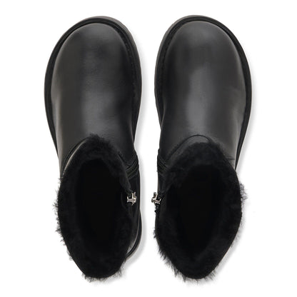 Uppsala Zip Shearling Leather in Color Black | Birkenstock