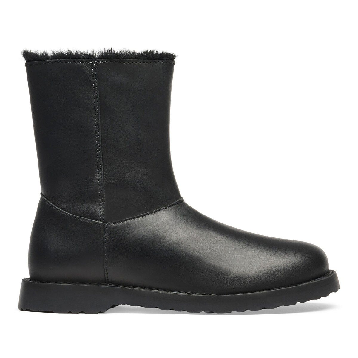 Uppsala Zip Shearling Leather in Color Black | Birkenstock