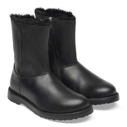 Uppsala Zip Shearling Leather in Color Black | Birkenstock