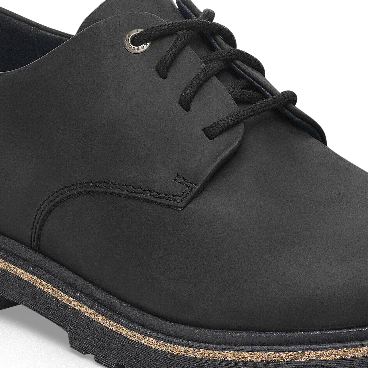 Highwood Lace Low Leather in Color Black | Birkenstock