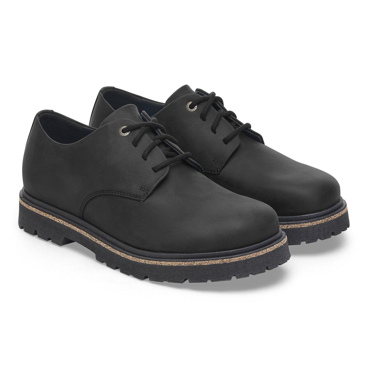 Highwood Lace Low Leather in Color Black | Birkenstock