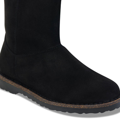 Uppsala Zip Shearling Suede Leather in Color Black | Birkenstock