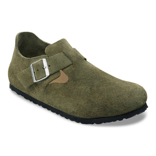 London Suede Leather in Color Thyme | Birkenstock