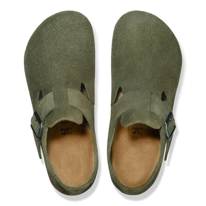 London Suede Leather in Color Thyme | Birkenstock