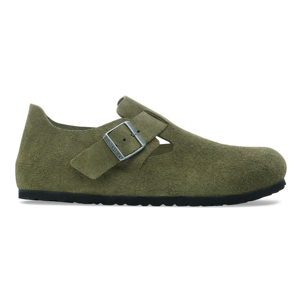 London Suede Leather in Color Thyme | Birkenstock