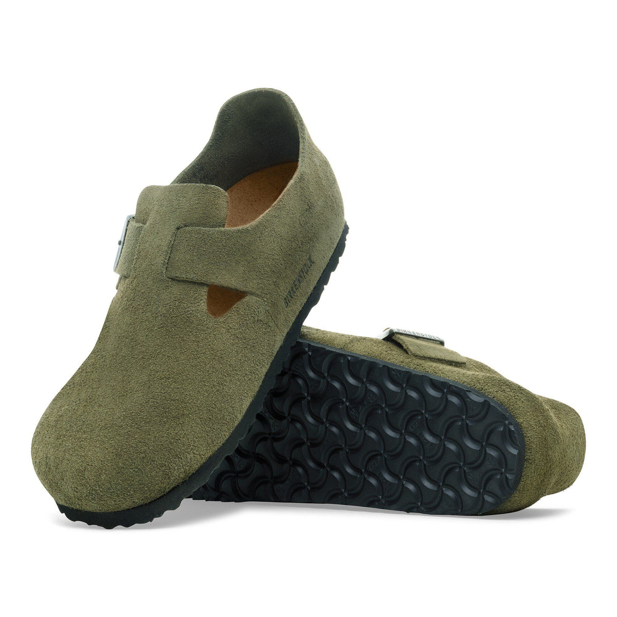 London Suede Leather in Color Thyme | Birkenstock