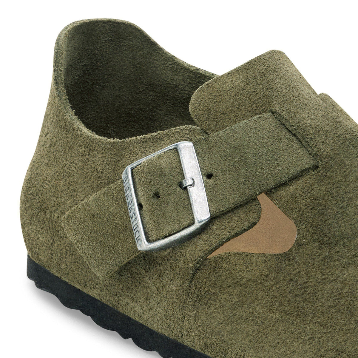 London Suede Leather in Color Thyme | Birkenstock