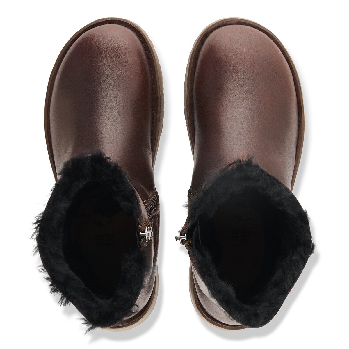 Uppsala Zip Shearling Leather in Color Carafe | Birkenstock