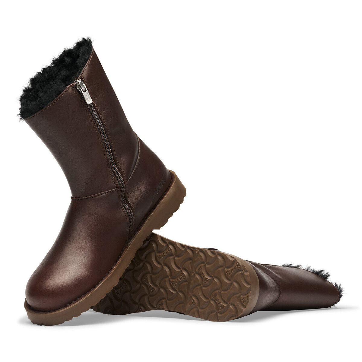 Uppsala Zip Shearling Leather in Color Carafe | Birkenstock