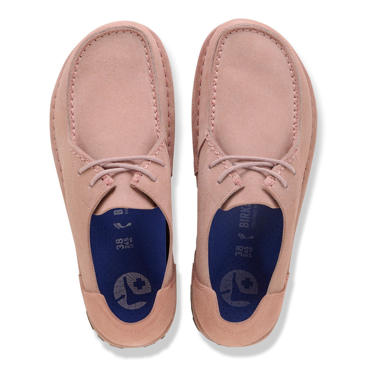Utti Lace Suede Leather in Color Pink Clay | Birkenstock