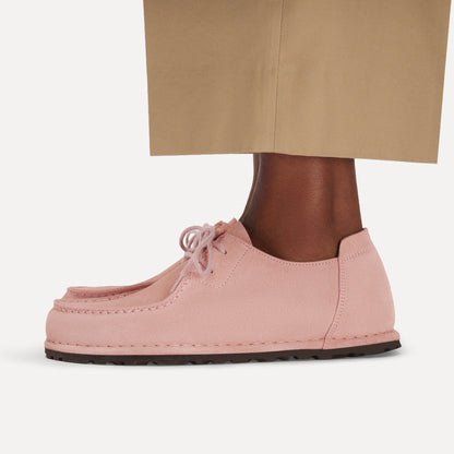 Utti Lace Suede Leather in Color Pink Clay | Birkenstock