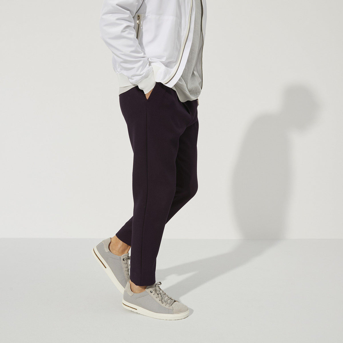 Bend Low Canvas-Suede in Color Whale Gray | Birkenstock