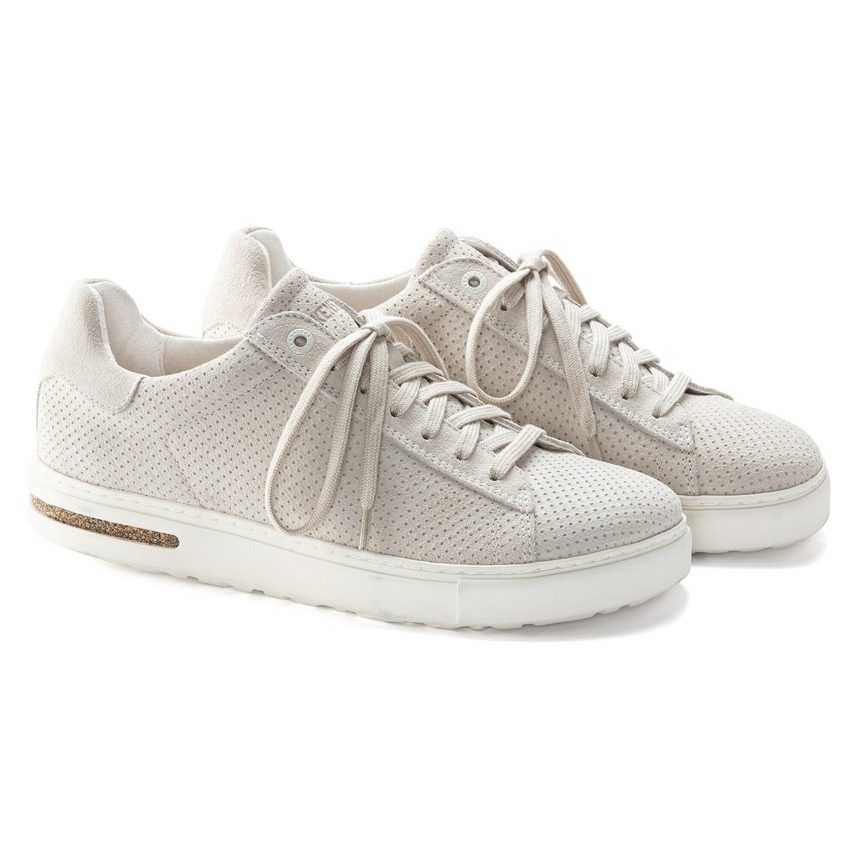 Bend Low Suede Embossed in Color Antique White | Birkenstock