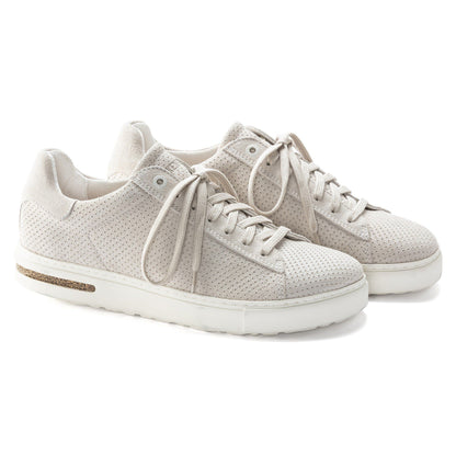 Bend Low Suede Embossed in Color Antique White | Birkenstock