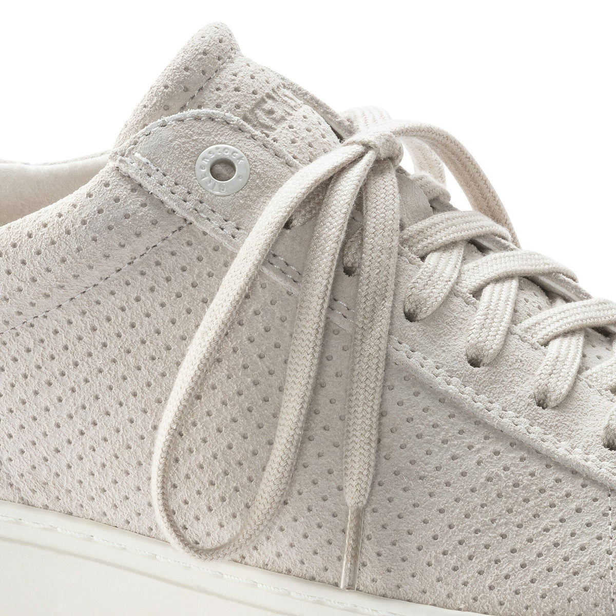Bend Low Suede Embossed in Color Antique White | Birkenstock