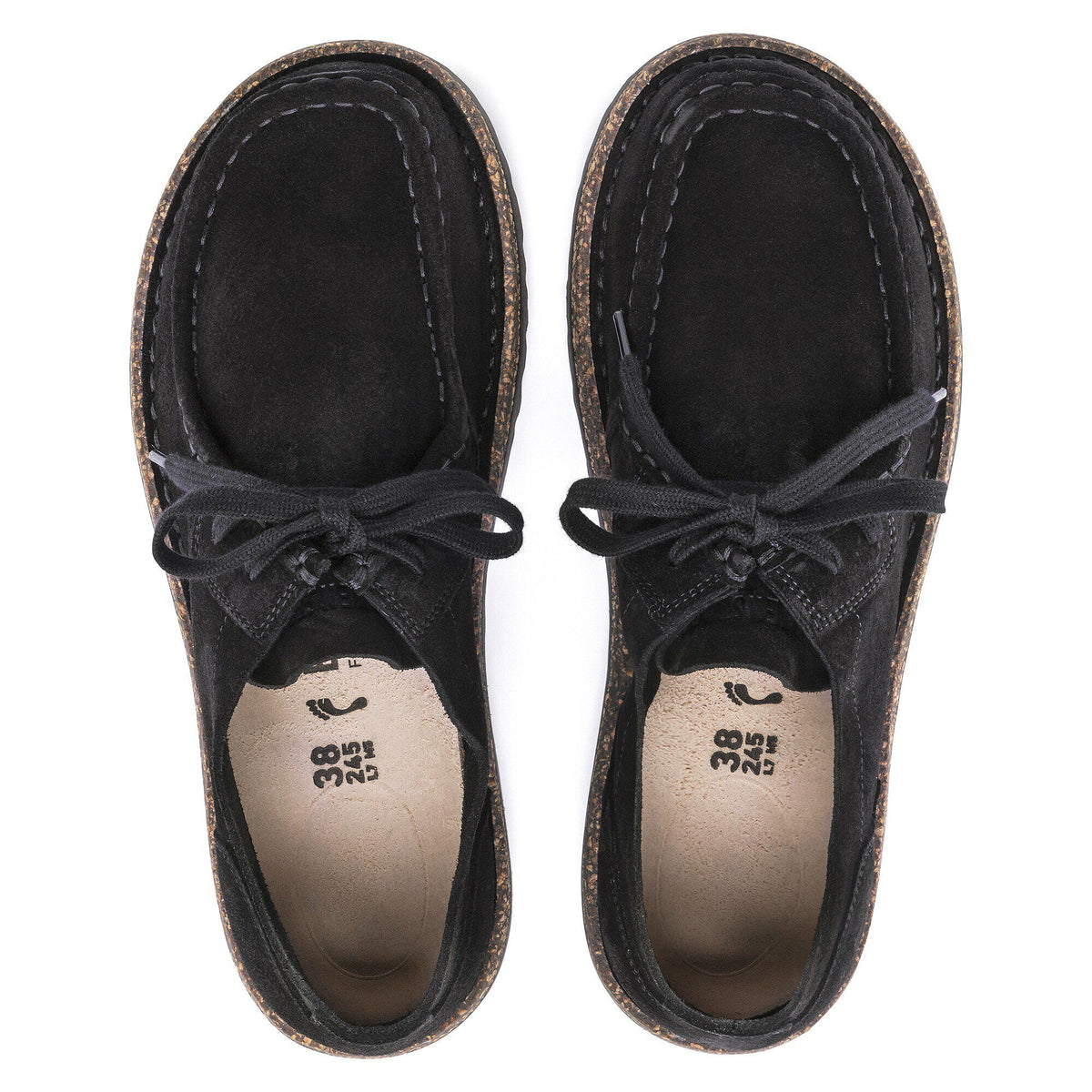 Pasadena III Suede Leather in Color Black | Birkenstock