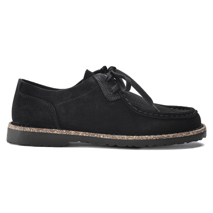 Pasadena III Suede Leather in Color Black | Birkenstock