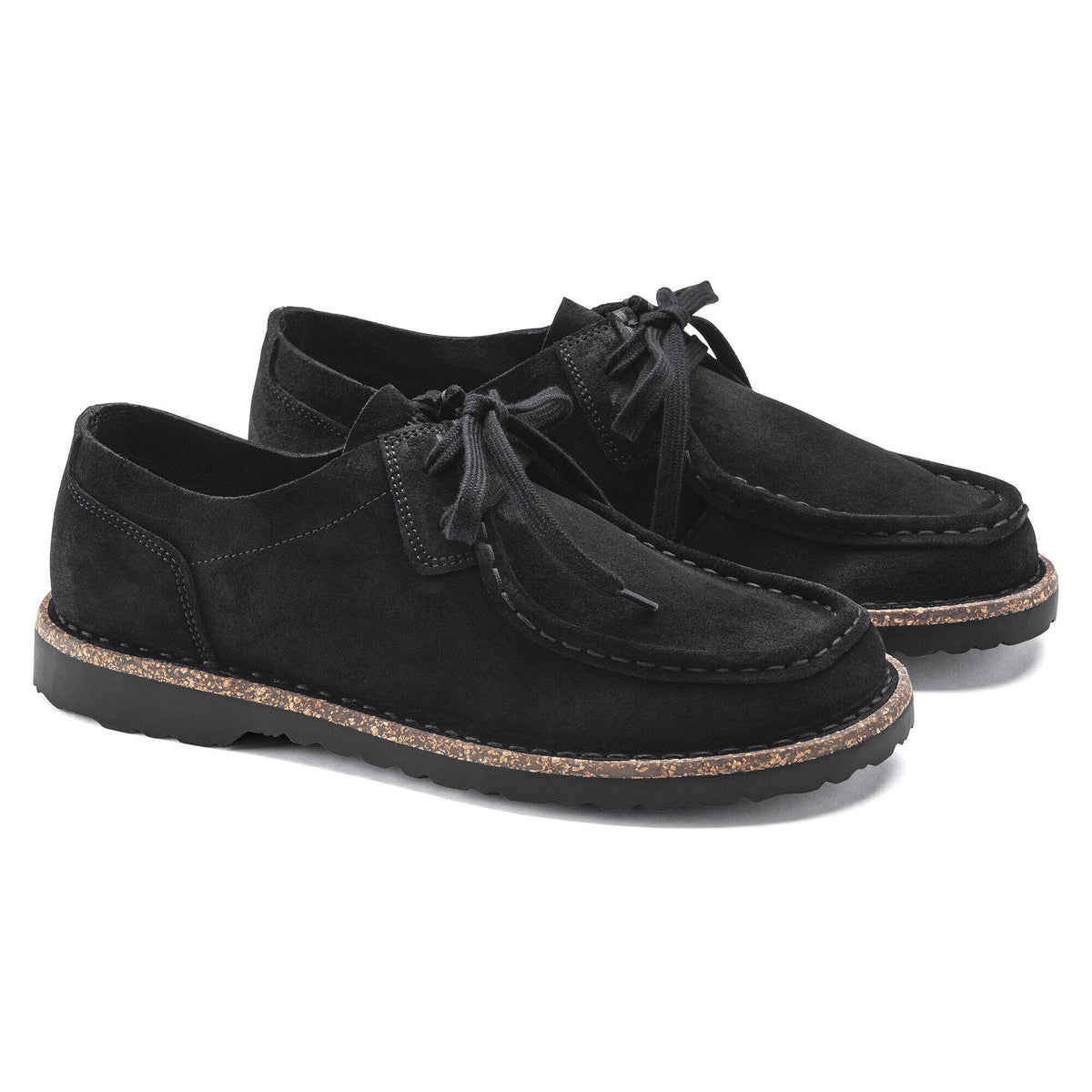 Pasadena III Suede Leather in Color Black | Birkenstock