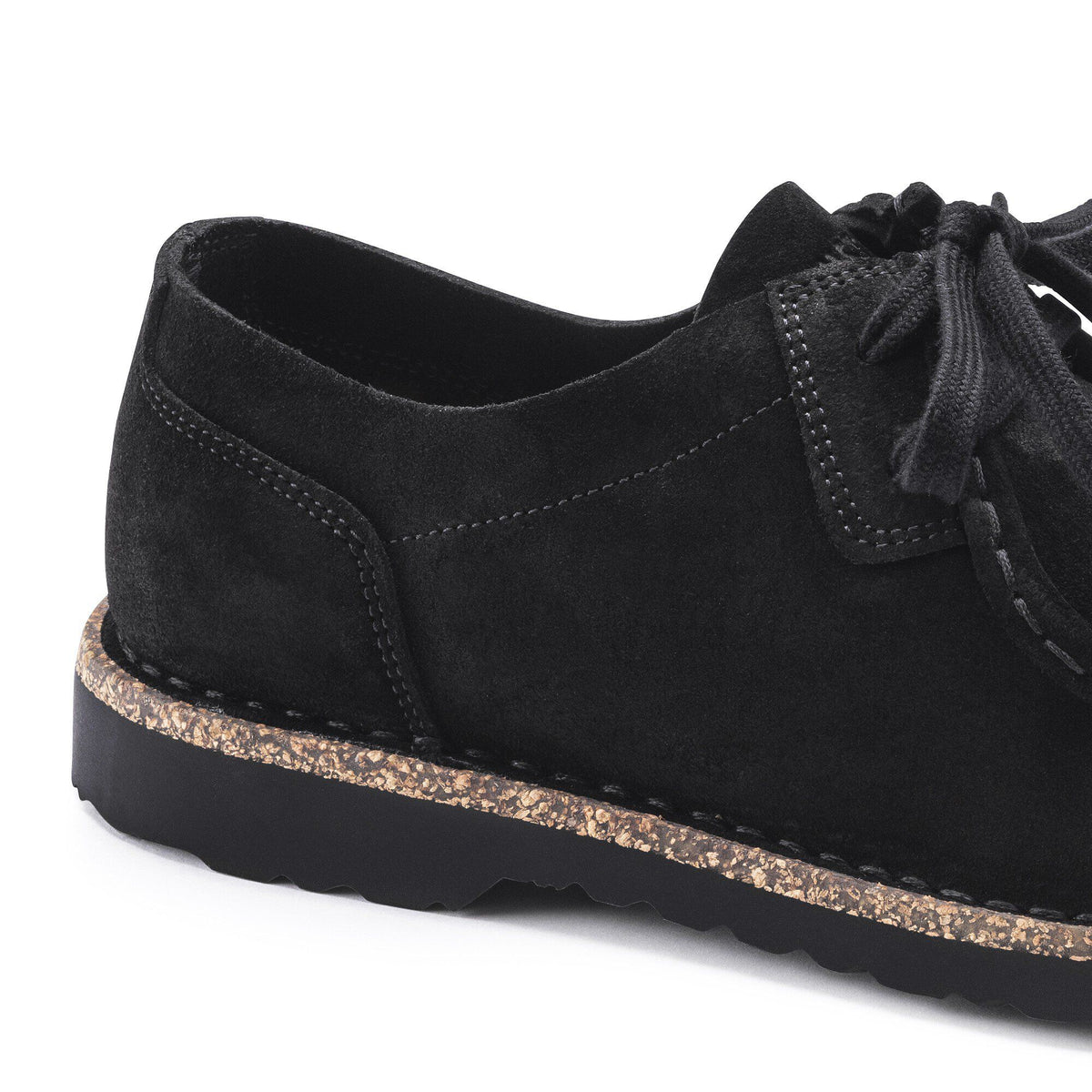 Pasadena III Suede Leather in Color Black | Birkenstock
