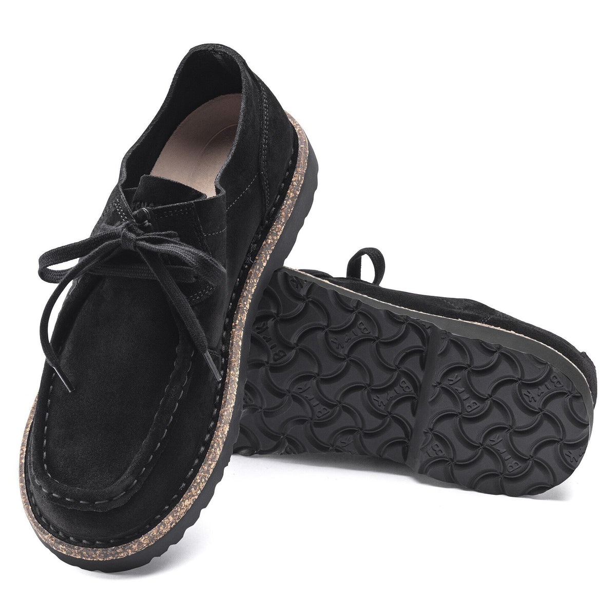 Pasadena III Suede Leather in Color Black | Birkenstock