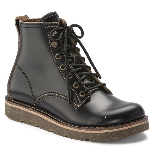 Birmingham Lace Men Oiled Leather in Color Black | Birkenstock