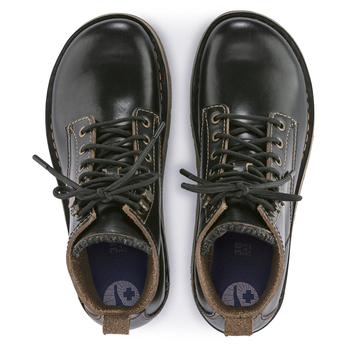 Birmingham Lace Men Oiled Leather in Color Black | Birkenstock